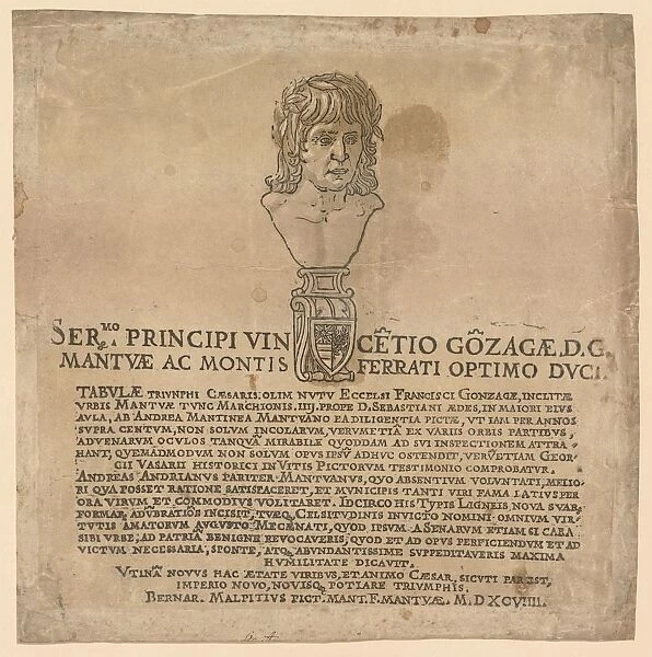 The Triumph of Julius Caesar, 1593-99. Creator: Andrea Andreani (Italian, about 1558-1610)