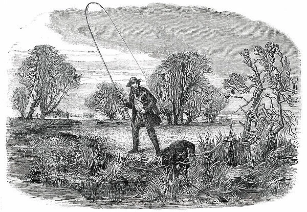 Trolling for Jack - drawn by Duncan, 1850. Creator: Unknown
