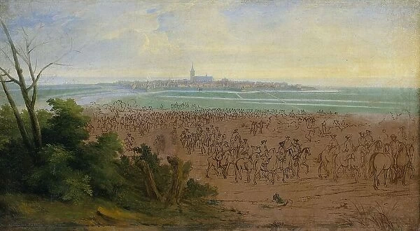 The Troops of Louis XIV before Naarden, 20 July 1672, 1672-1690. Creator: Adam Frans van der Meulen