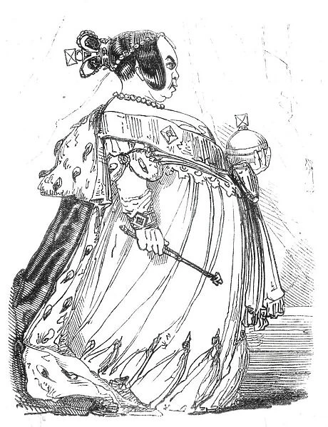 Twelfth Night characters - The Queen, 1844. Creator: Unknown