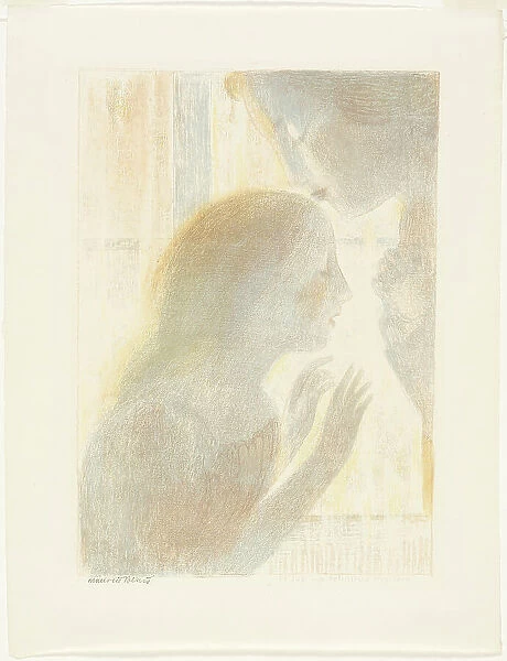 Twilights Have the Softness of Old Painting, plate six from Love, 1898, published 1899. Creator: Maurice Denis