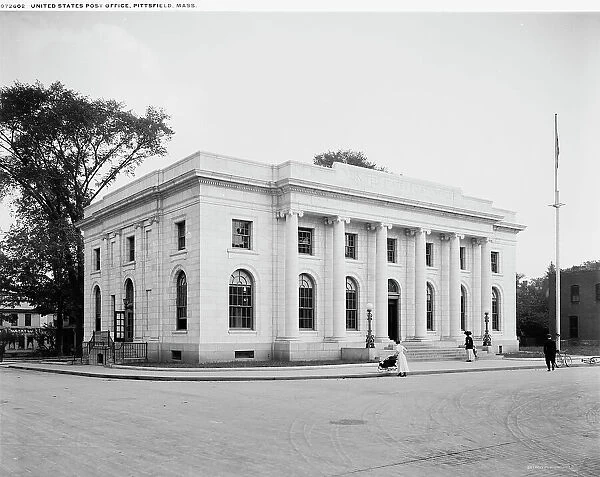 United States Post Office, Pittsfield, Mass. between 1910 and 1930. Creator: Unknown