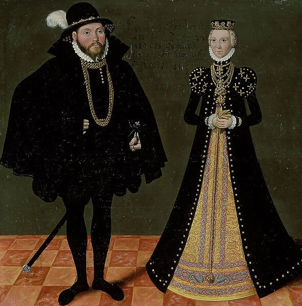 Unknown German princely couple, from c.1580 until 1600. Creator: Workshop of Lucas Cranach the Elder
