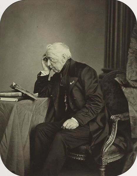 Unknown Male Sitter, c. 1860. Creator: Antoine-Samuel Adam-Salomon (French, 1818-1881)
