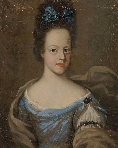 Unknown woman, probably Maria Elisabet, 1678-1755, c18th century. Creator: Anon
