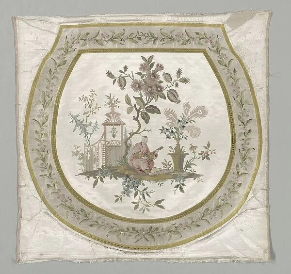 Upholstery for a Chair Seat, c. 1743-1774. Creator: Philippe de Lasalle (French, 1723-1805)