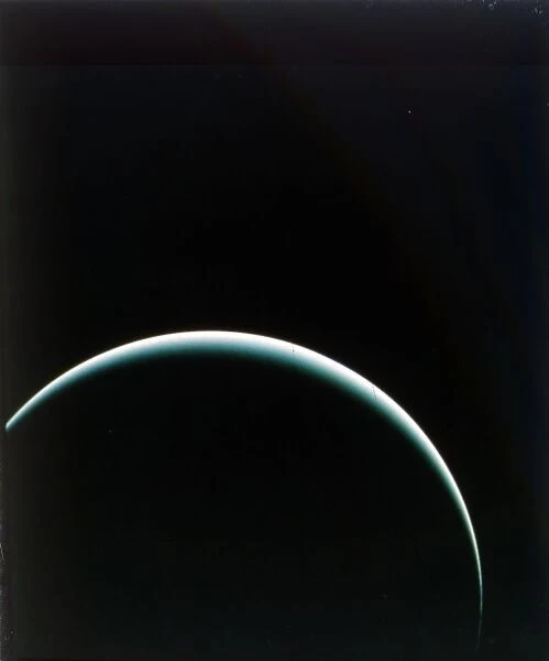 Uranus from Voyager 2, 25 January 1986. Creator: NASA