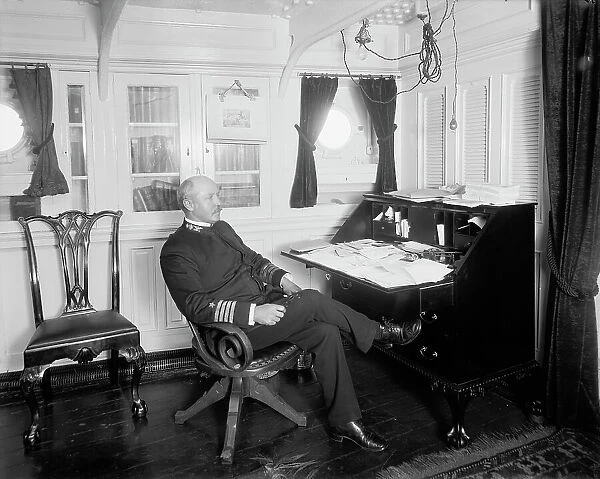 U.S.S. New York, Capt. Chadwick, between 1893 and 1901. Creator: William H. Jackson