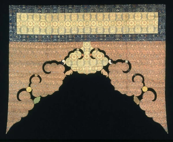 Valance, China, Qing dynasty(1644-1911), 1750  /  1850. Creator: Unknown
