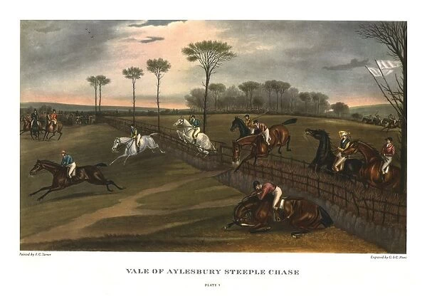 Vale of Aylesbury Steeple Chase, Plate 3, c1836, (c1955). Creators: Charles Hunt, George Hunt