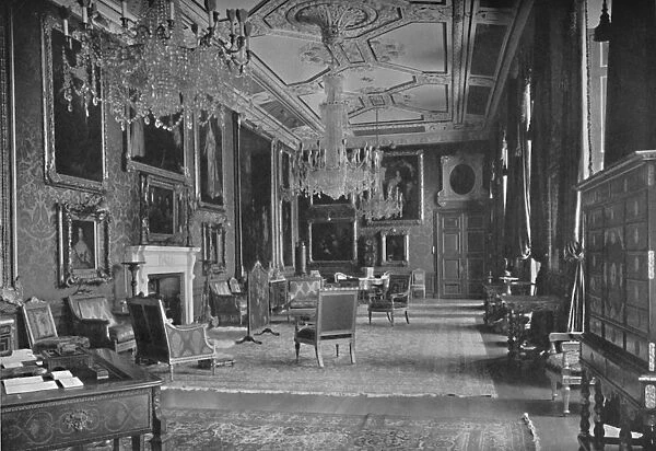 The Van Dyck Room, Windsor Castle, 1927