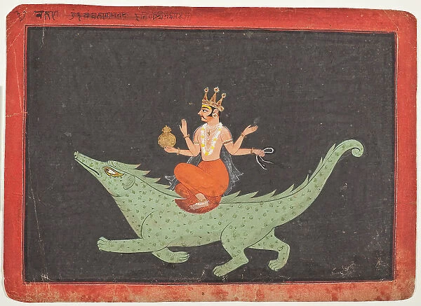 Varuna, the God of Waters (image 1 of 3), between 1675 and 1700. Creator: Unknown