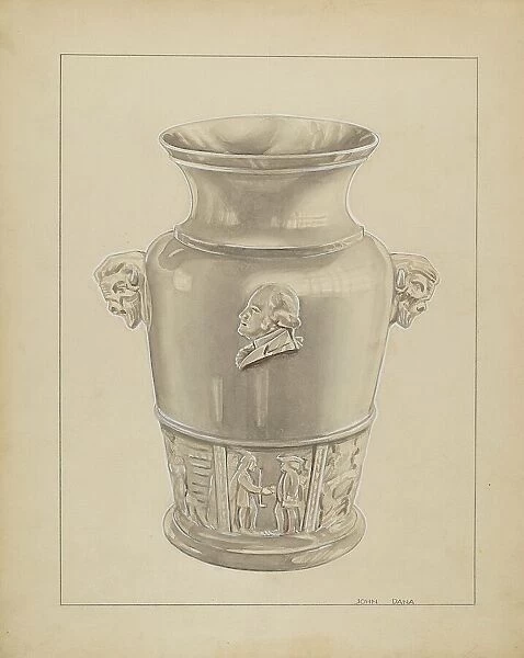 Vase, c. 1936. Creator: John Dana