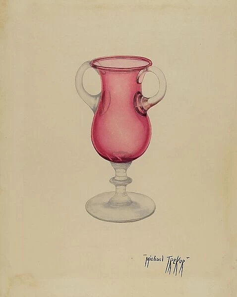 Vase, c. 1940. Creator: Michael Trekur