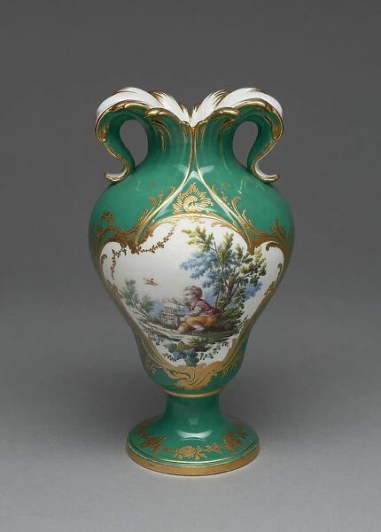 Vase (Vase aoreilles), Sevres, c. 1756. Creators