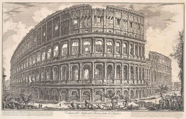 Veduta dell Anfiteatro Flavio detto il Colosseo, 1757. Creator: Piranesi