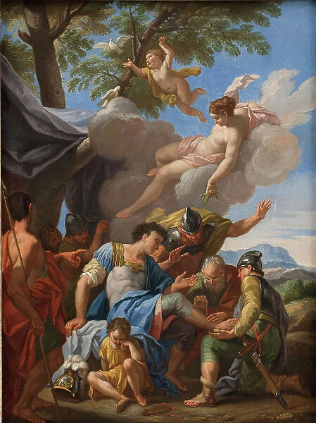 Venus Bringing Simples for the Wounded Aeneas, 1706. Creator: Hendrik Krock