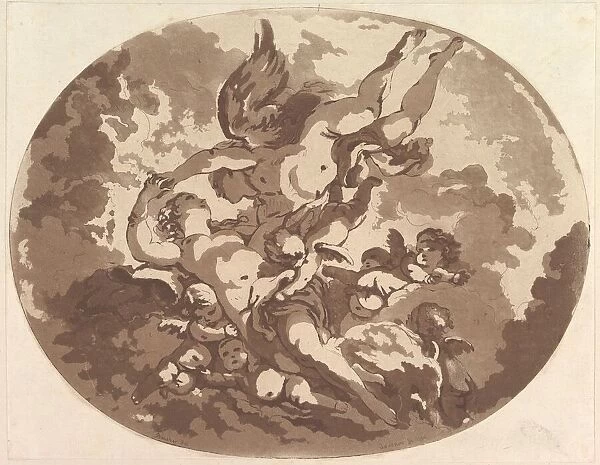 Venus and Cupid, 1766. Creator: Jean Claude Richard Saint-Non