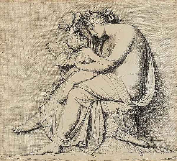 Venus and Cupid, 1789. Creator: John Deare