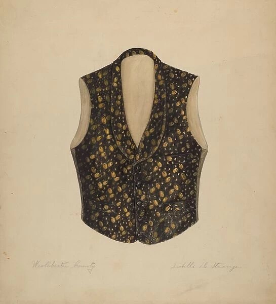 Vest, 1935  /  1942. Creator: Isabelle De Strange