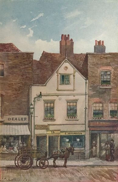 View of no 72 Cheyne Walk, Chelsea, London, 1883. Artist: John Crowther