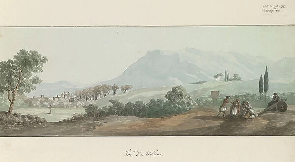 View of Avellino, 1778. Creator: Louis Ducros