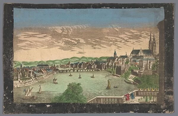 View of the city of Basel, 1700-1799. Creator: Anon