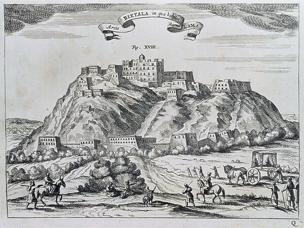View of the city of Lhasa, capital of Tibet, engraving in China Monumentis, published