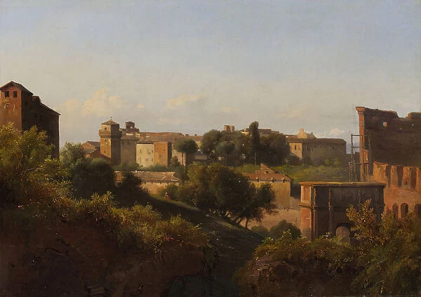 View of the Colosseum and the Arch of Constantine from the Palatine, ca. 1822-24. Creator