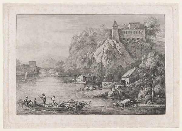 View of the Convent of the Barefooted Carmelites at Lyon, 1807