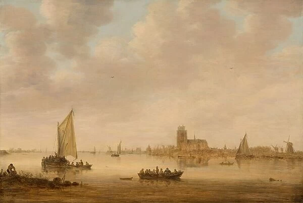 View of Dordrecht from the Dordtse Kil, 1644. Creator: Jan van Goyen