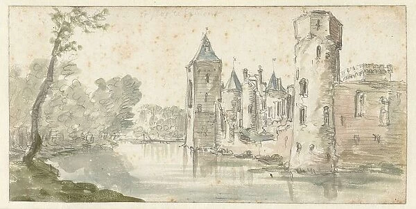 View of Egmond Castle, 1606-1656. Creator: Jan van Goyen