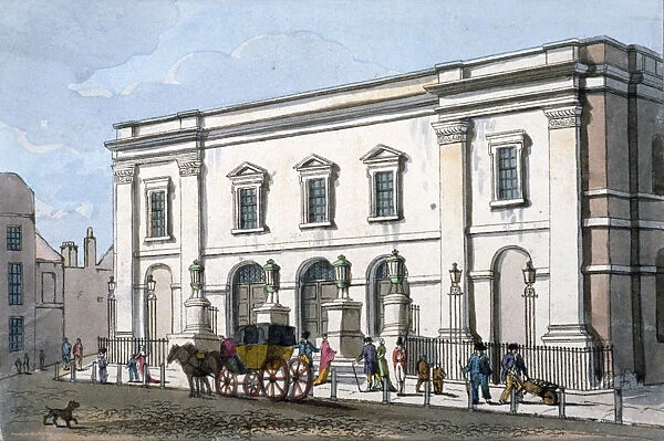 View of the new theatre, Drury Lane, Westminster, London, c1813