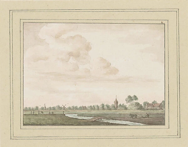 View of Noordwelle in Zeeland, in or after 1754-c. 1800. Creator: Anon