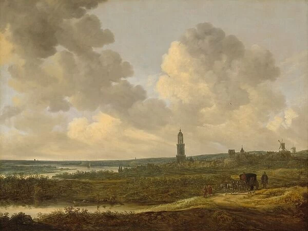 View of Rhenen, 1646. Creator: Jan van Goyen