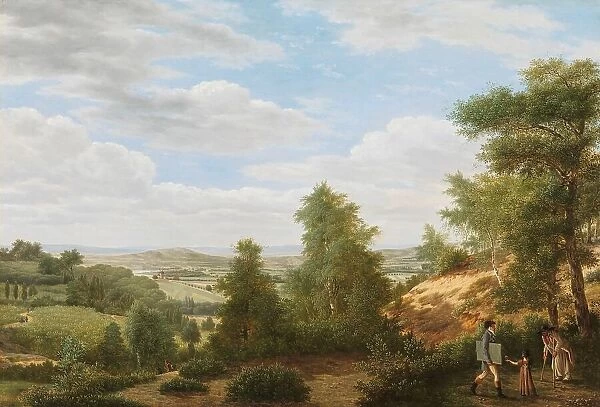 View of the Valley of Montmorency near Saint-Leu-la-Forêt, 1808. Creator: Pieter Rudolph Kleijn