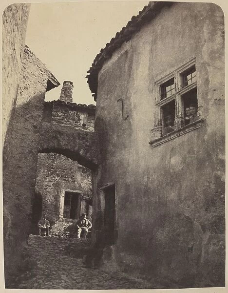 View of a Village, late 1850s. Creator: Domini (French, 1829-1895)