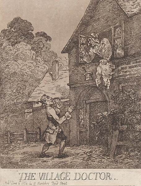 The Village Doctor, June 8, 1774. June 8, 1774. Creator: Thomas Rowlandson