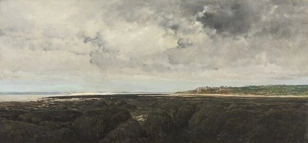 Villerville Seen from Le Ratier, 1855. Creator: Charles Francois Daubigny (French, 1817-1878)