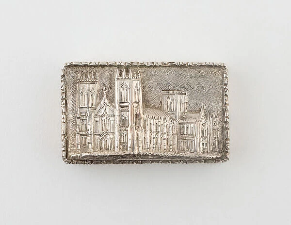 Vinaigrette with View of Eley Cathedral, Birmingham, 1839  /  40. Creator: Taylor and Perry
