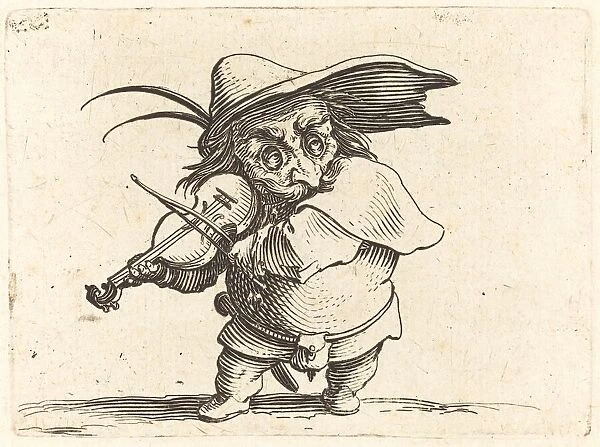 The Violin Player, c. 1622. Creator: Jacques Callot