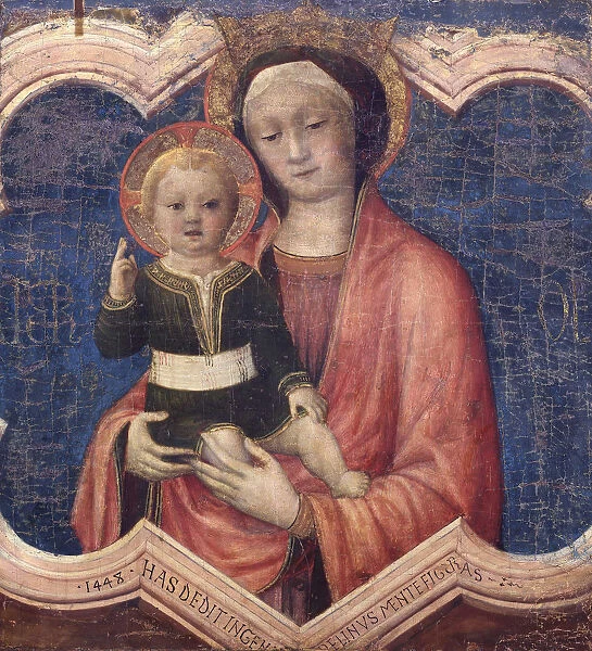 Virgin and Child, 1448. Creator: Bellini, Jacopo (c. 1400-c. 1470)
