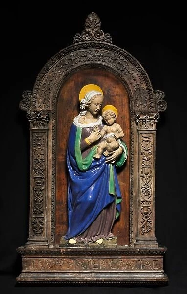 Virgin and Child, 1500-1510. Creator: Benedetto Buglioni (Italian, 1461-1521)