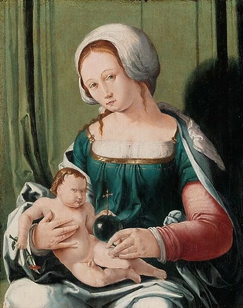 Virgin and Child, c.1530. Creator: Lucas van Leyden