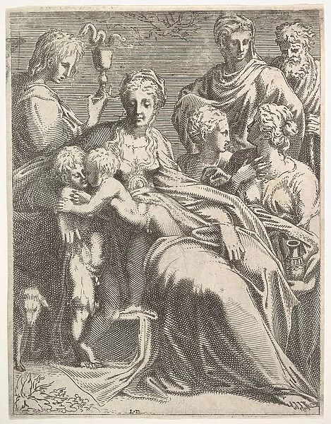 Virgin and Child with Saints, ca. 1550-56. Creator: Leon Davent