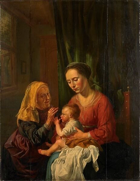 Virgin and Child with St Anne, 1630. Creator: Dirck van Hoogstraten