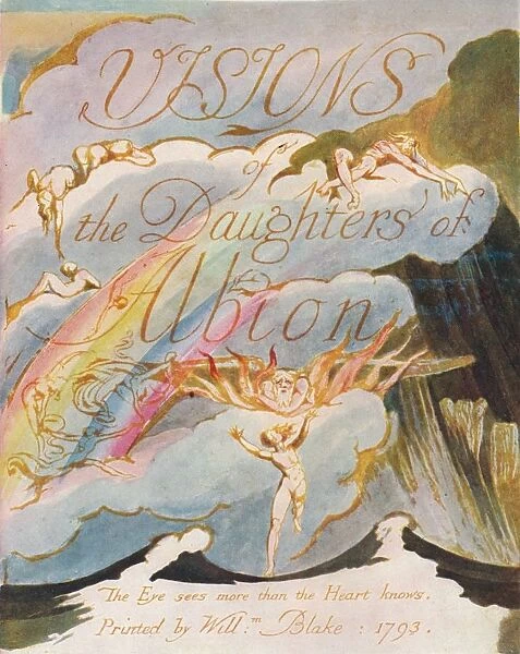 Visions of the Daughters of Albion, 1793. Artist: William Blake