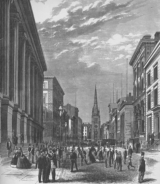 Wall Street, New York City, 1866, (1938)