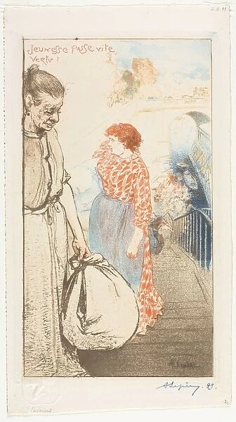 Washerwomen, 1894. Creator: Auguste Louis Lepere (French, 1849-1918)