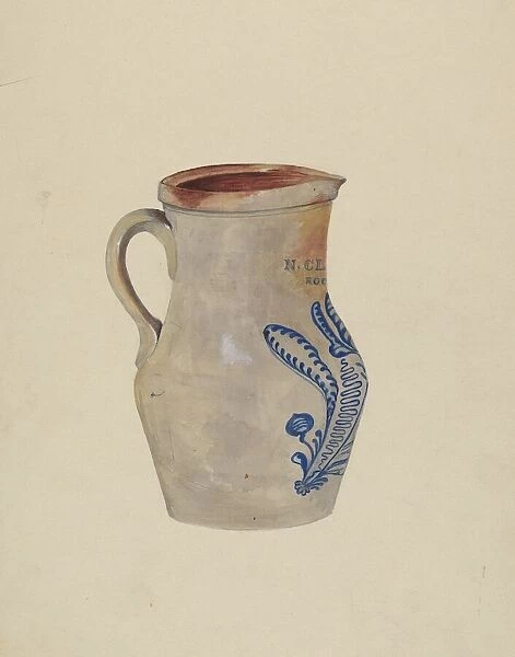 Water Pitcher, c. 1940. Creator: Jessie M Youngs